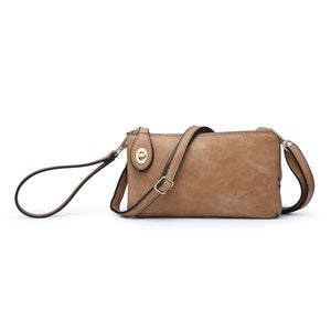 Kendall Twist Lock Clutch Crossbody Wristlet Purse