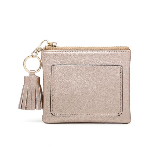 Lena Coin Pouch ID Wallet with Tassel