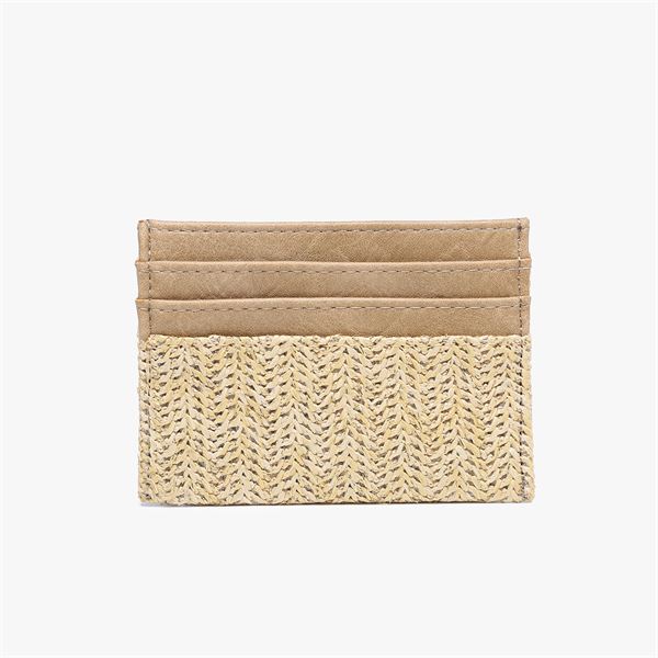 Vienna Straw Cardholder/Wallet