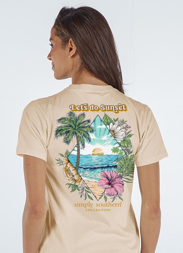 SS Let's Do Sunset Graphic Tee