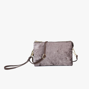 Riley Velvet Clutch/Crossbody/Wristlet/Purse