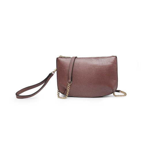 Mila Lizard Clutch/Crossbody Purse