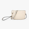 Bonnie Whipstitch Trim Crossbody Wristlet