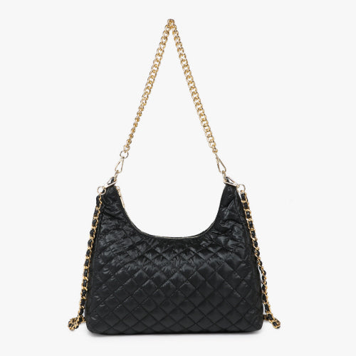 Bristol Quilted Chain Strap Hobo Bag