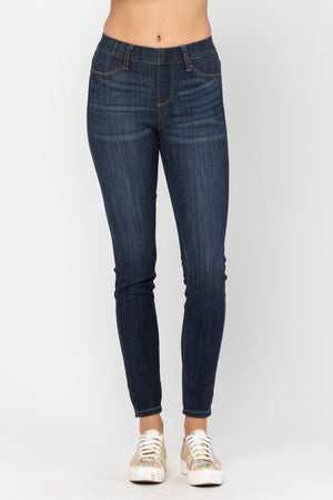 Skinny Pull On Jeggings/Jeans