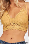 Double Strap Scallop Lace Bralette - Free Souls Boutique