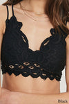 Double Strap Scallop Lace Bralette - Free Souls Boutique