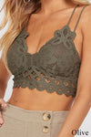 Double Strap Scallop Lace Bralette - Free Souls Boutique