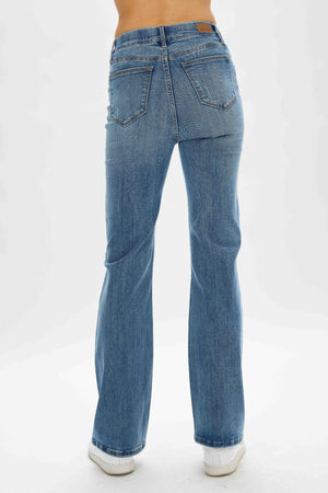 HW Pull on Slim Bootcut Jeans