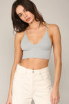 True to You Triangle Front Spaghetti Strap Brami Top