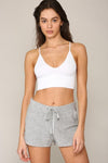 True to You Triangle Front Spaghetti Strap Brami Top
