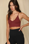 True to You Triangle Front Spaghetti Strap Brami Top