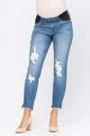 Stretch Destroyed Boyfriend Fit Jeans