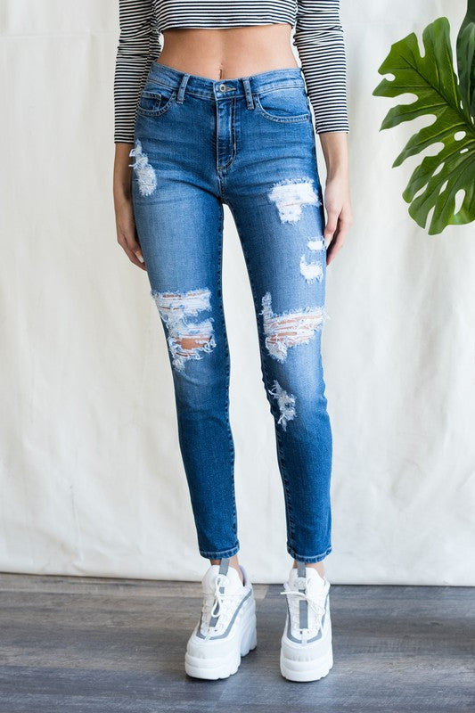 Destructed Skinny Jeans