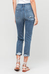Distressed Comfort Stretch Boyfriend Jeans
