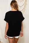 Airflow Solid VNeck Top