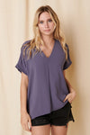 Airflow Solid VNeck Top