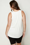 Plus Rib Knit Tank Top