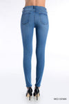 High Rise Non Distressed Skinny Jeans