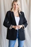 Leopard Lined Blazer