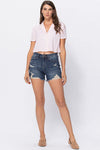 Eden Hi Rise Destroyed Cutoff Shorts
