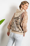 Animal Pattern Hoodie Sweater Top