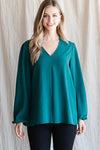 Solid LS V-Neck Top