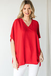 Loose Woven Solid Top