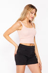 Textured Seamless Crop Tank Top Brami