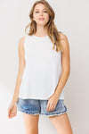 Plus Standard Ribbed Tank Top