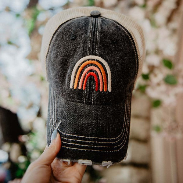 Rainbow Trucker Hat