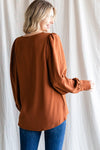 Puff Shoulder LS Solid Top