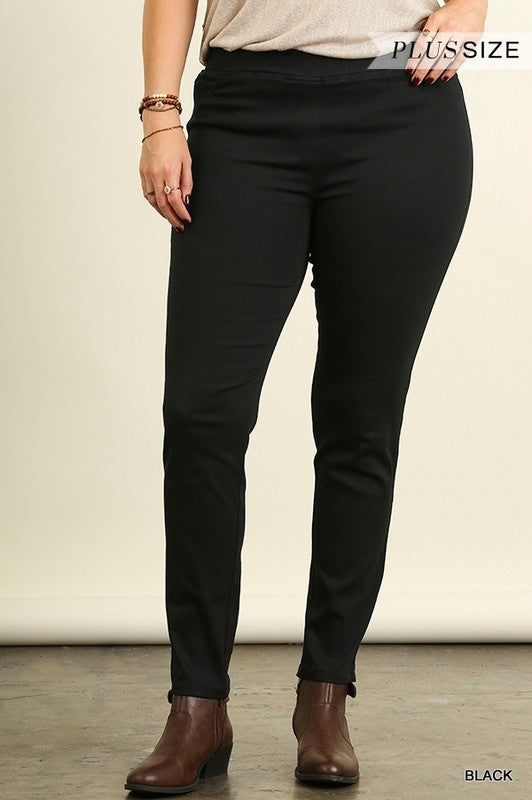 Plus Black Jeggings