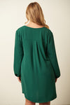Plus Airflow Balloon Sleeve Dress