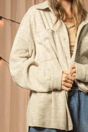 Soft Brushed Shacket