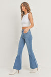 Scissor Cut Bell Bottom Flare Jeans