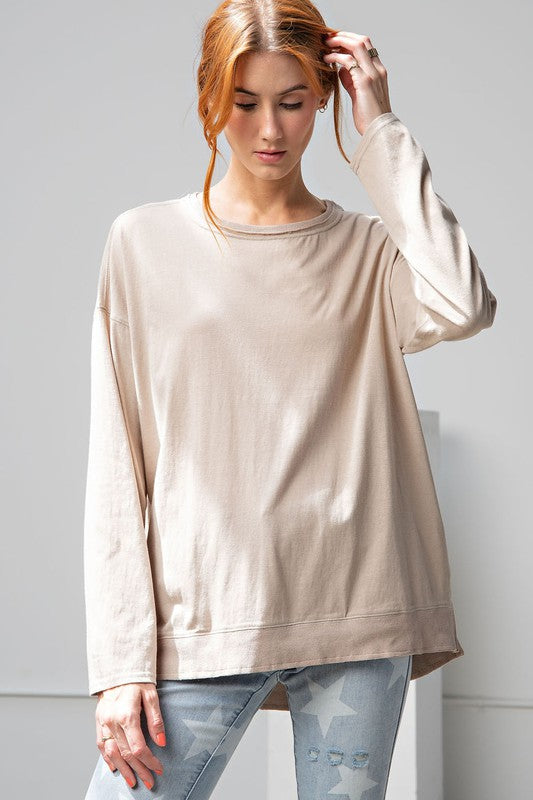 Solid LS Cotton Top