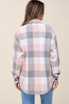 Button Up Plaid Shacket
