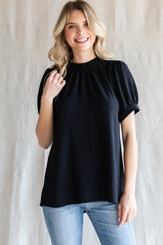 SS Frill Neck Top
