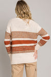 Rust Striped Sweater