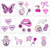 Inked Temporary Tattoos - Pretty in Pink Finger Tats - Free Souls Boutique
