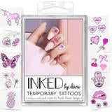 Inked Temporary Tattoos - Pretty in Pink Finger Tats - Free Souls Boutique