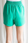 Front Tuck Solid Shorts
