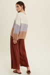 Soft Colorblock Sweater