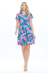Floral Flare Tier Dress