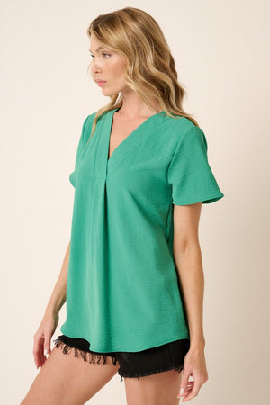 Airflow Front Pleat Top