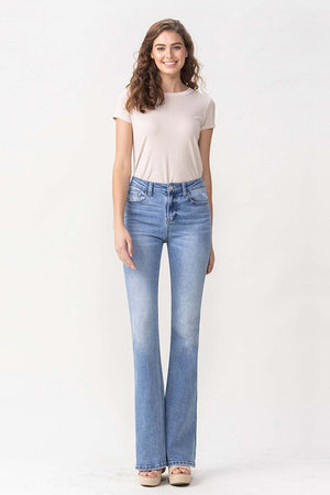 Captivating High Rise Flare Jeans