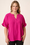 Plus Airflow Placket SS Top
