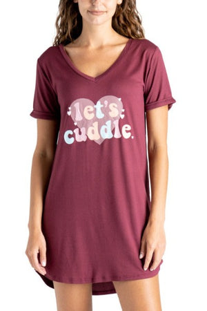 Let's Cuddle Sleep Shirt
