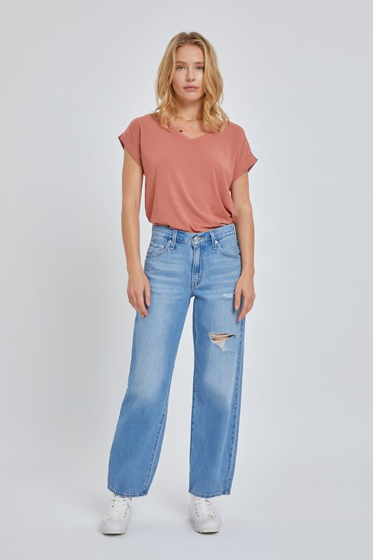 Bamboo Modal V-Neck Top